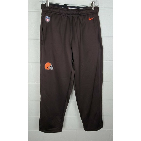 Nike NFL Equipment Therma Fit‎ Cleveland Brown Team Issue Pants Joe Haden L